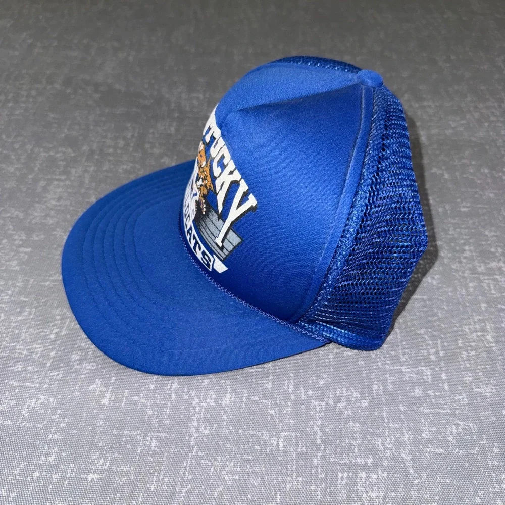 Vintage Kentucky Wildcats Mesh Trucker Hat Snapback NCAA Blue USA‎ SEC College
